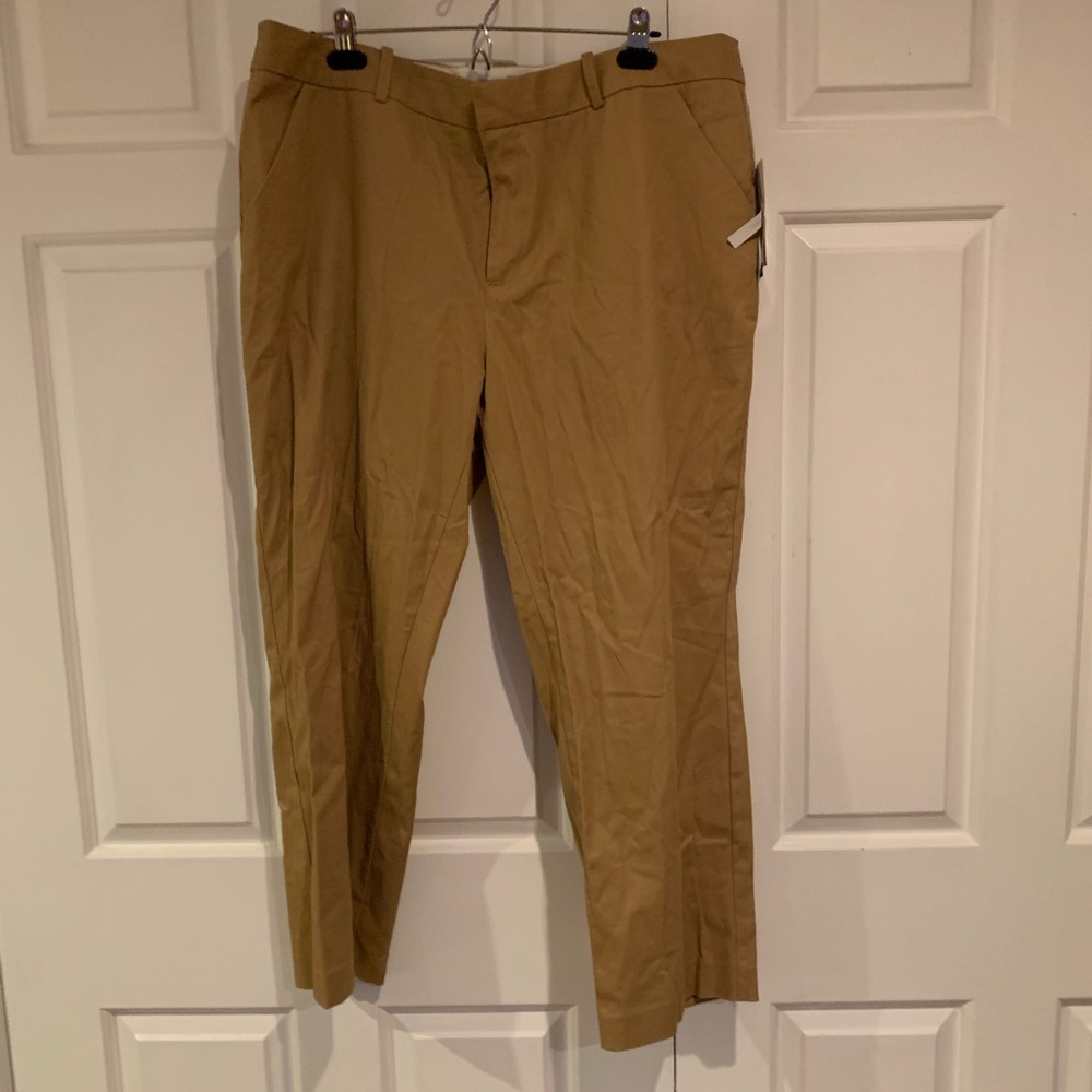 Tan cotton pants